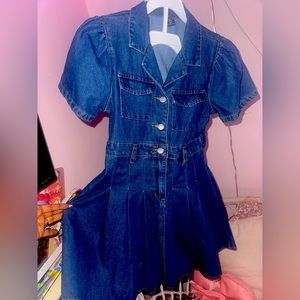 Never used denim dress for girls